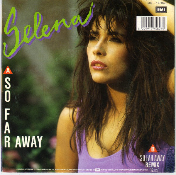 Selena - So Far Away 20245 Vinyl Singles Vinyl Very Good (VG) <br> Hoes Good Plus (G+)