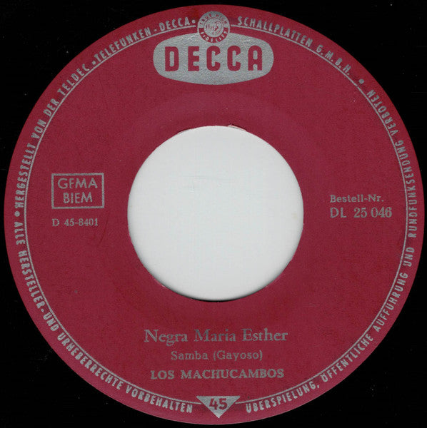 Los Machucambos - Pepito Vinyl Singles