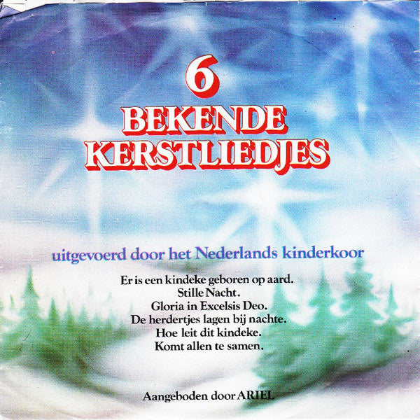 Nederlands Kinderkoor - 6 Bekende Kerstliedjes (Flexi-disc) Flexi-disk
