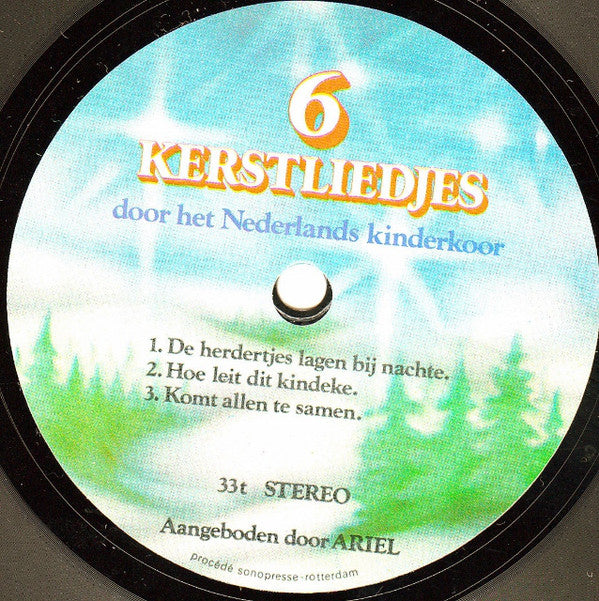 Nederlands Kinderkoor - 6 Bekende Kerstliedjes (Flexi-disc) Flexi-disk