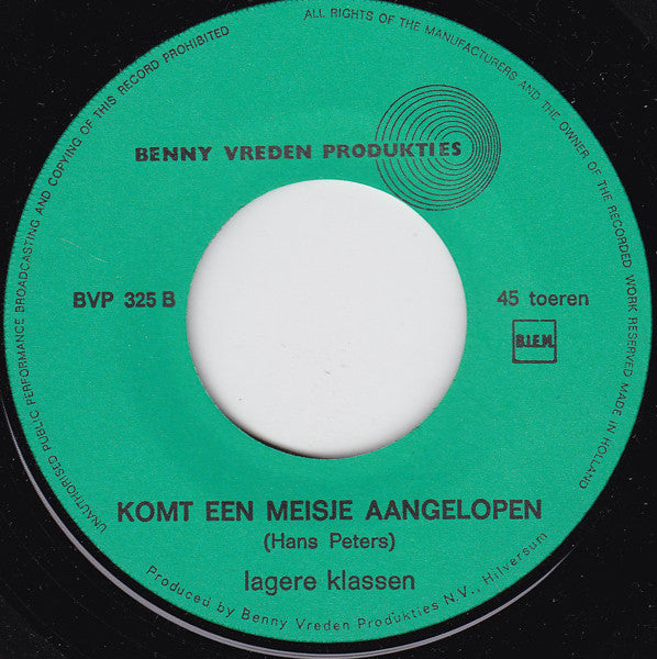 Unknown Artist - In Het Straatje Vinyl Singles Vinyl Very Good (VG) <br> Hoes Good Plus (G+)