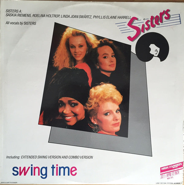 Sisters - Swing Time 24188 Vinyl Singles Vinyl Very Good (VG) <br> Hoes Good Plus (G+)