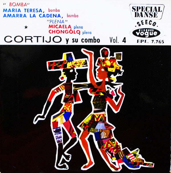 Cortijo Y Su Combo - Vol. 4 Bomba Plena Vinyl Singles EP