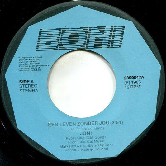 Jony - Een Leven Zonder Jou