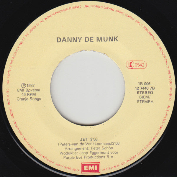 Danny de Munk - Als Jij Maar Bij Me Bent 34426 Vinyl Singles Vinyl Very Good (VG) <br> Hoes Good Plus (G+)