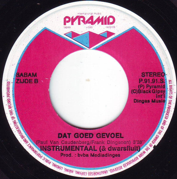 Frank Dingenen & Niels William - Dat Goed Gevoel Vinyl Singles