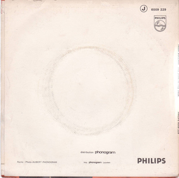 Frida Boccara - Trop Jeune Ou Trop Vieux Vinyl Singles Vinyl Very Good (VG) <br> Hoes Good Plus (G+)