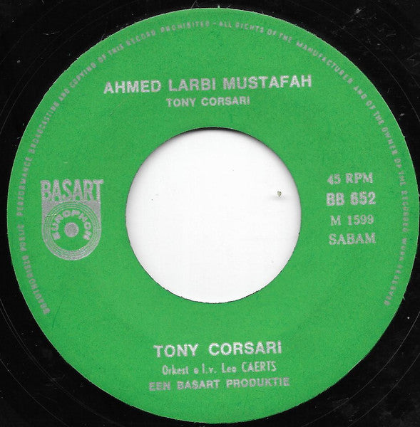 Tony Corsari - Dolle Mina Vinyl Singles Vinyl Very Good (VG) <br> Hoes Good Plus (G+)