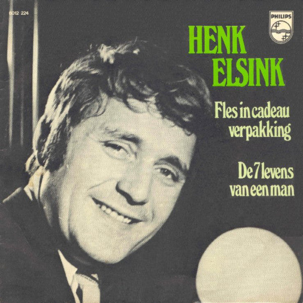 Henk Elsink - Fles In Cadeauverpakking Vinyl Singles Vinyl Very Good (VG) <br> Hoes Good Plus (G+)