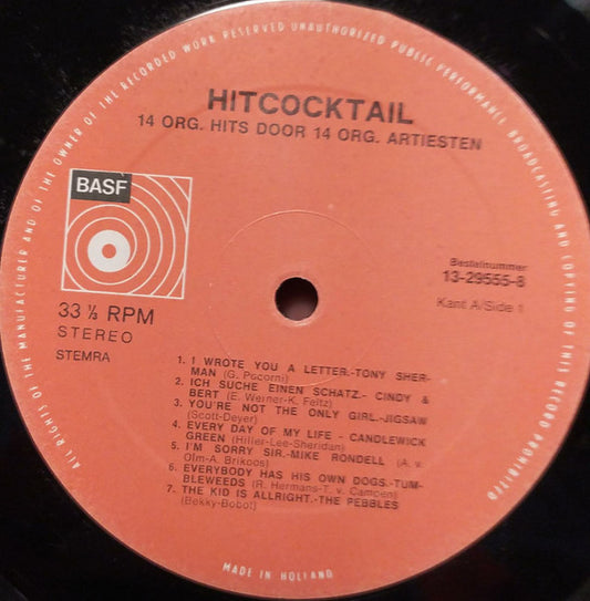 Various - Hit-cocktail (LP) Vinyl LP Vinyl Zeer Goed / Hoesje Goed "VINYLSINGLES.NL"