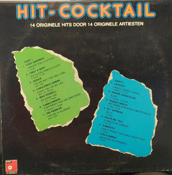 Various - Hit-cocktail (LP) Vinyl LP Vinyl Very Good (VG) <br> Hoes Good Plus (G+)