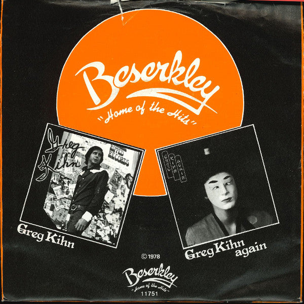 Greg Kihn - Madison Avenue Man Vinyl Singles Vinyl Very Good (VG) <br> Hoes Good Plus (G+)