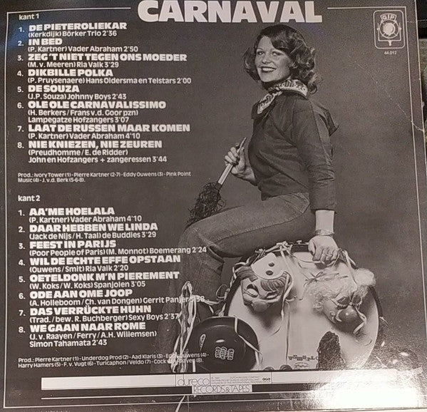 Various - Carnaval (LP) Vinyl LP Media VG+ \ Sleeve G+