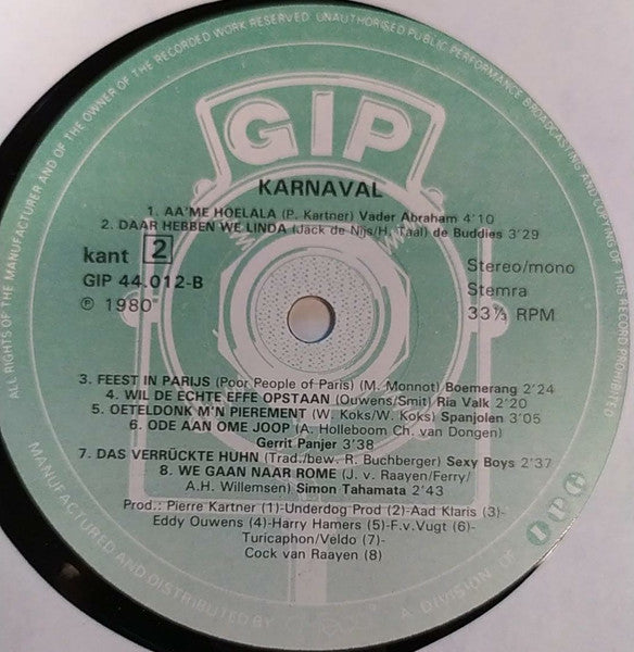 Various - Carnaval (LP) Vinyl LP