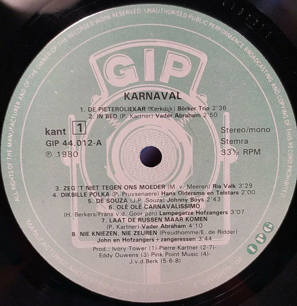 Various - Carnaval (LP) Vinyl LP