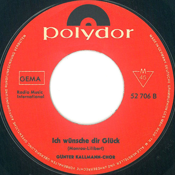 Günther Kallmann-Chor - Weißt Du Wohin Vinyl Singles Vinyl Very Good (VG) <br> Hoes Good Plus (G+)