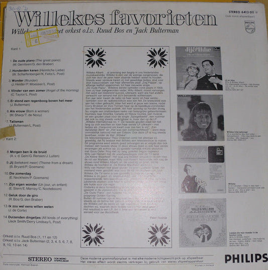Willeke Alberti - Willekes Favorieten (LP) 97-97949 Vinyl LP Vinyl Zeer Goed / Hoesje Goed "VINYLSINGLES.NL"