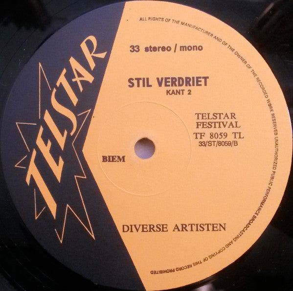 Various - Stil Verdriet (LP) Vinyl LP