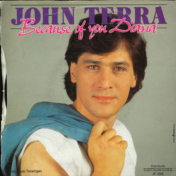 John Terra - Diana Ik Denk Aan Jou Vinyl Singles Vinyl Very Good (VG) <br> Hoes Good Plus (G+)