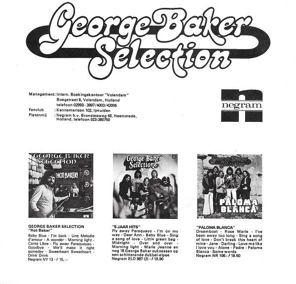 George Baker Selection - Morning Sky 26886 14601 35746 Vinyl Singles VINYLSINGLES.NL