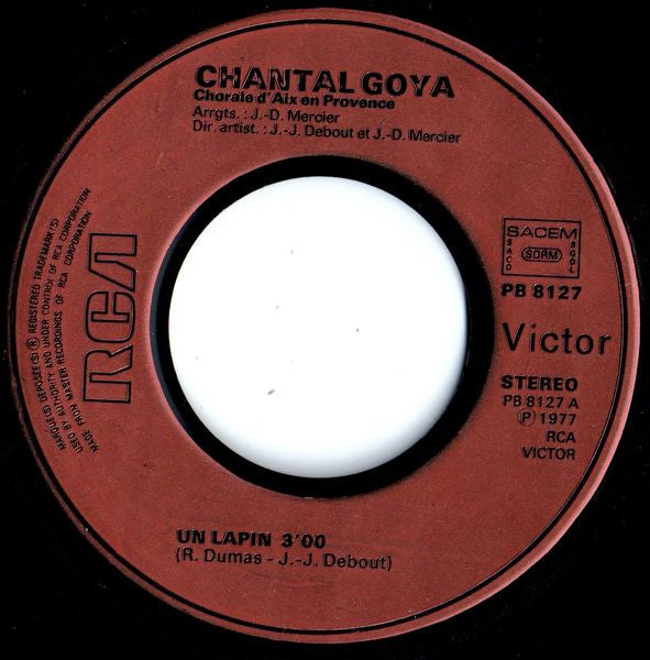 Chantal Goya - Un Lapin 31492 Vinyl Singles