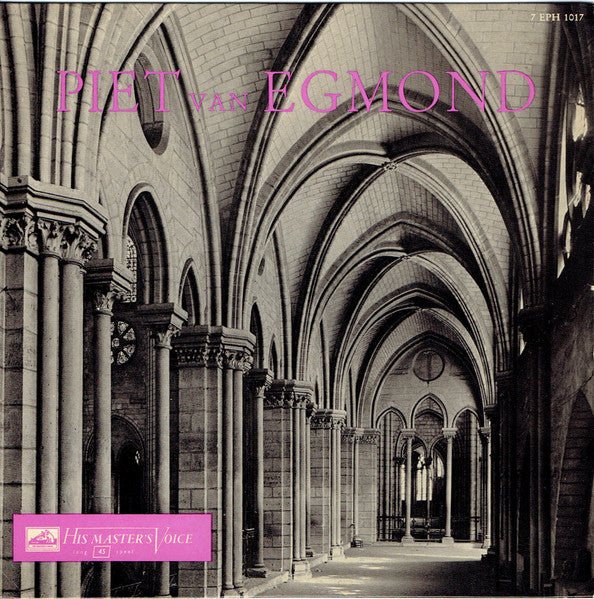 Piet Van Egmond - Largo uit Xerxes Vinyl Singles EP Media VG+ \ Sleeve G+