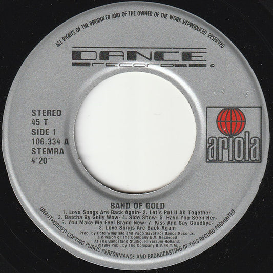 Band Of Gold - Love Songs Are Back Again 12286