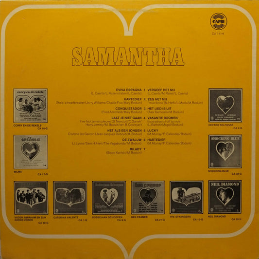 Samantha - Veel Liefs Van ........ Samantha (LP)