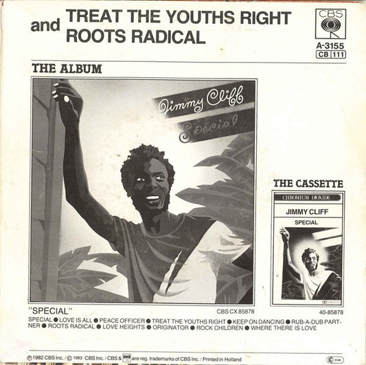 Jimmy Cliff - Treat The Youths Right 15786 Vinyl Singles Vinyl Zeer Goed / Hoesje Goed "VINYLSINGLES.NL"