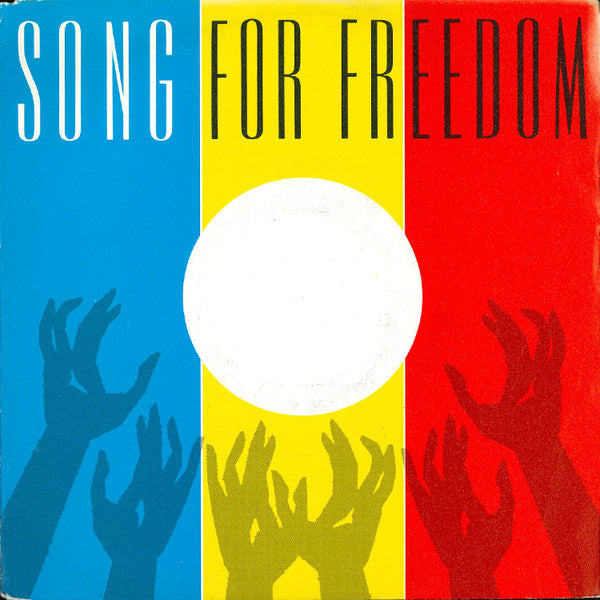 Artists For Freedom - Song For Freedom Vinyl Singles Vinyl Very Good (VG) <br> Hoes Good Plus (G+)