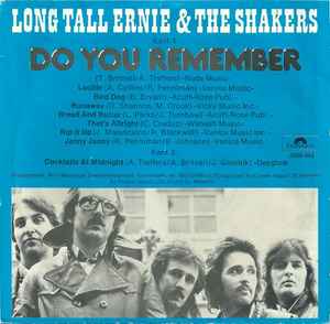 Long Tall Ernie & The Shakers - Do You Remember 37831 Vinyl Singles Vinyl Very Good (VG) <br> Hoes Good Plus (G+)