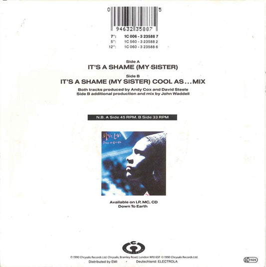 Monie Love Featuring True Image - It's A Shame (My Sister)