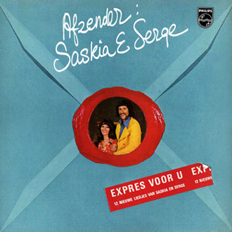Saskia & Serge - Expres Voor U (LP) Vinyl LP Vinyl Zeer Goed / Hoesje Goed "VINYLSINGLES.NL"