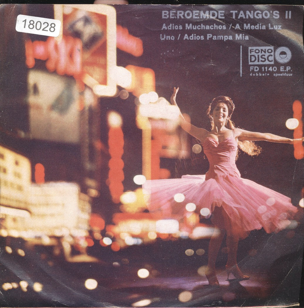 Beroemde Tango's II Vinyl Singles EP Vinyl Very Good (VG) <br> Hoes Good Plus (G+)