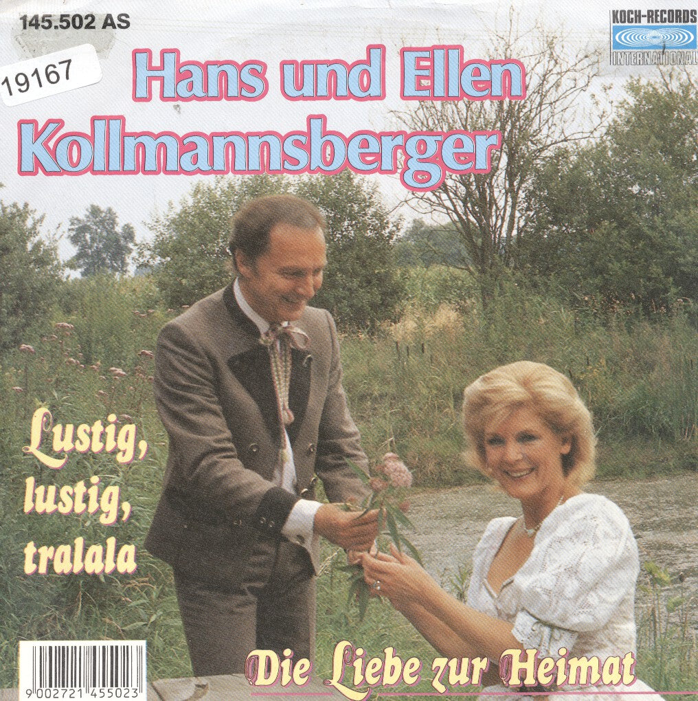 Hans Und Ellen Kollmannsberger - Die Liebe Zur Heimat 21521 Vinyl Singles Vinyl Very Good (VG) <br> Hoes Good Plus (G+)