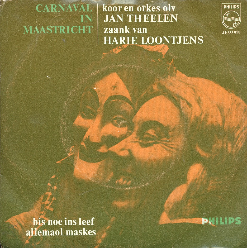 Harie Loontjes - Bis Noe Ins Leef Vinyl Singles Vinyl Very Good (VG) <br> Hoes Good Plus (G+)