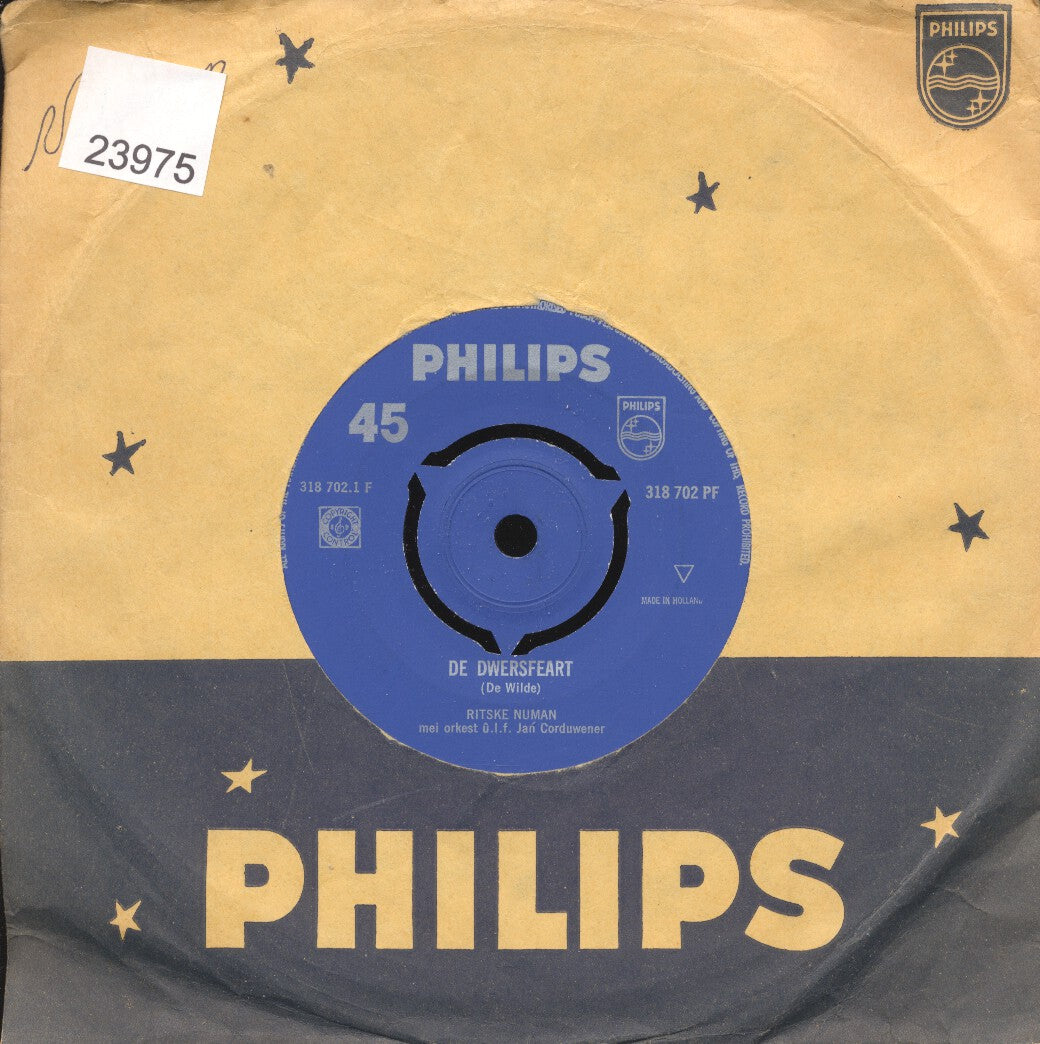 Ritske Numan - De Dwersfeart (De Wilde) Vinyl Singles
