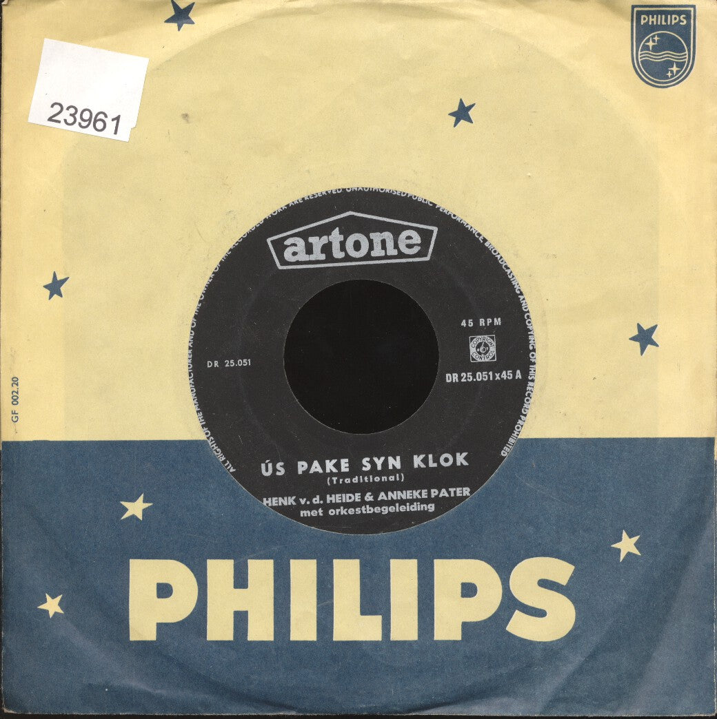 Henk Van Der Heide & Anneke Pater - Us Pake Syn Klok Vinyl Singles