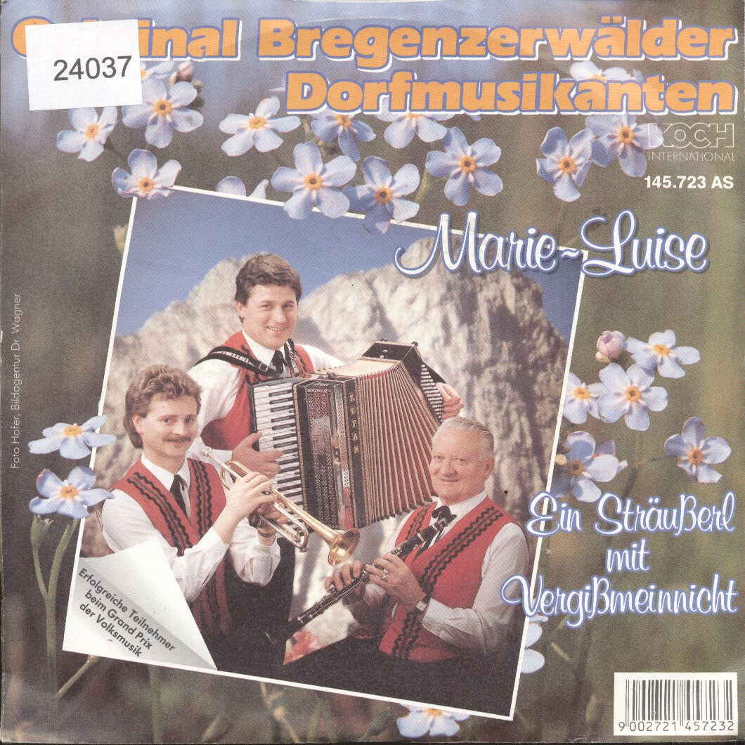 Original Bregenzerwälder Dorfmusikanten - Marie-Luise Vinyl Singles Vinyl Very Good (VG) <br> Hoes Good Plus (G+)