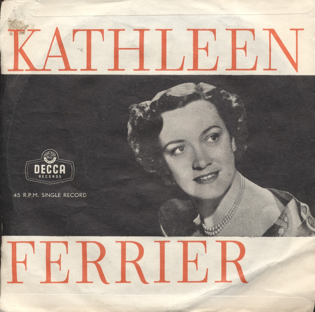 Kathleen Ferrier, Sir Malcolm Sargent, Johann Sebastian Bach - Have Mercy, Lord, On Me Vinyl Singles Vinyl Very Good (VG) <br> Hoes Good Plus (G+)