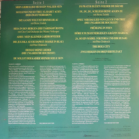 Marjon Lambriks - Meine Schonsten Liebeslieder (LP)