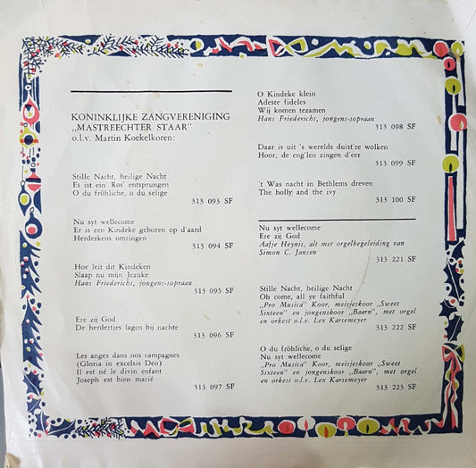 Mastreechter Staar - Les Anges Dans Nos Campagnes 42527 Vinyl Singles Vinyl Zeer Goed / Hoesje Goed "VINYLSINGLES.NL"