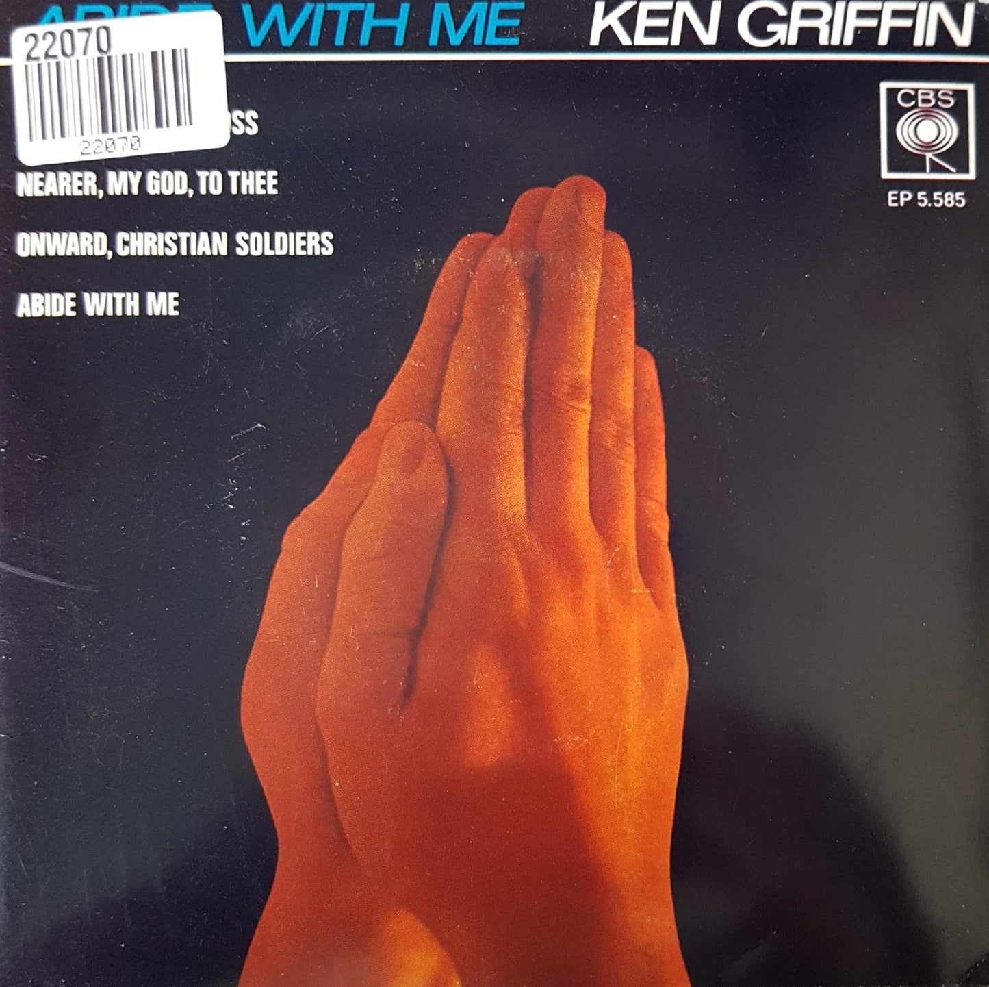 Ken Griffin - The Old Rugged Cross Vinyl Singles Vinyl Very Good (VG) <br> Hoes Good Plus (G+)