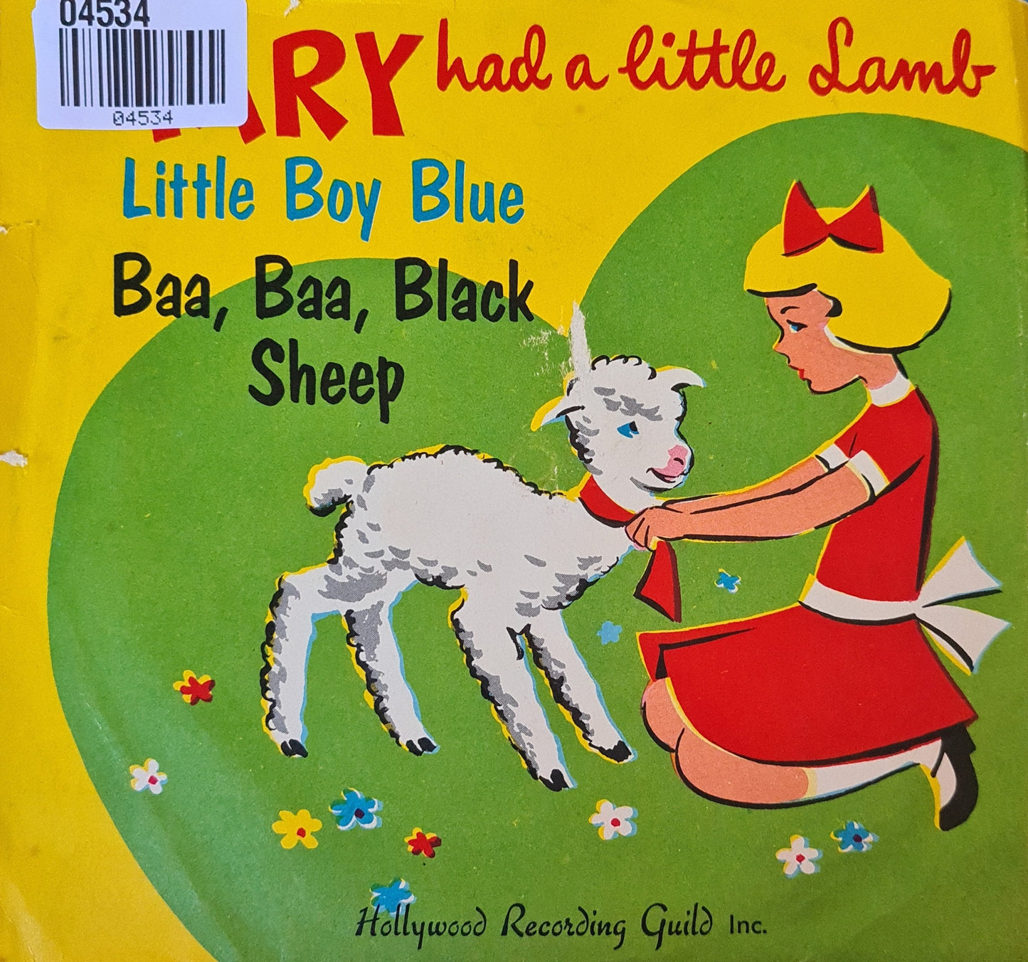 Mary Had A Little Lamb Vinyl Singles Vinyl Very Good (VG) <br> Hoes Good Plus (G+)
