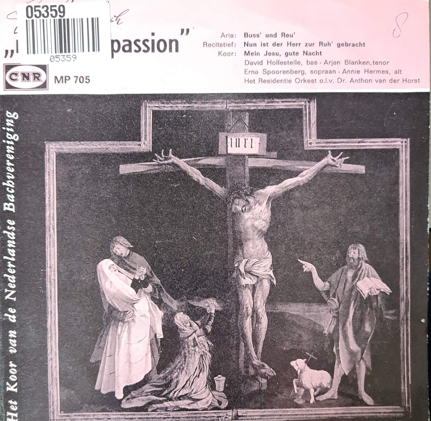 Annie Hermes, David Hollestelle - Matthäus Passion Vinyl Singles EP Vinyl Very Good (VG) <br> Hoes Good Plus (G+)
