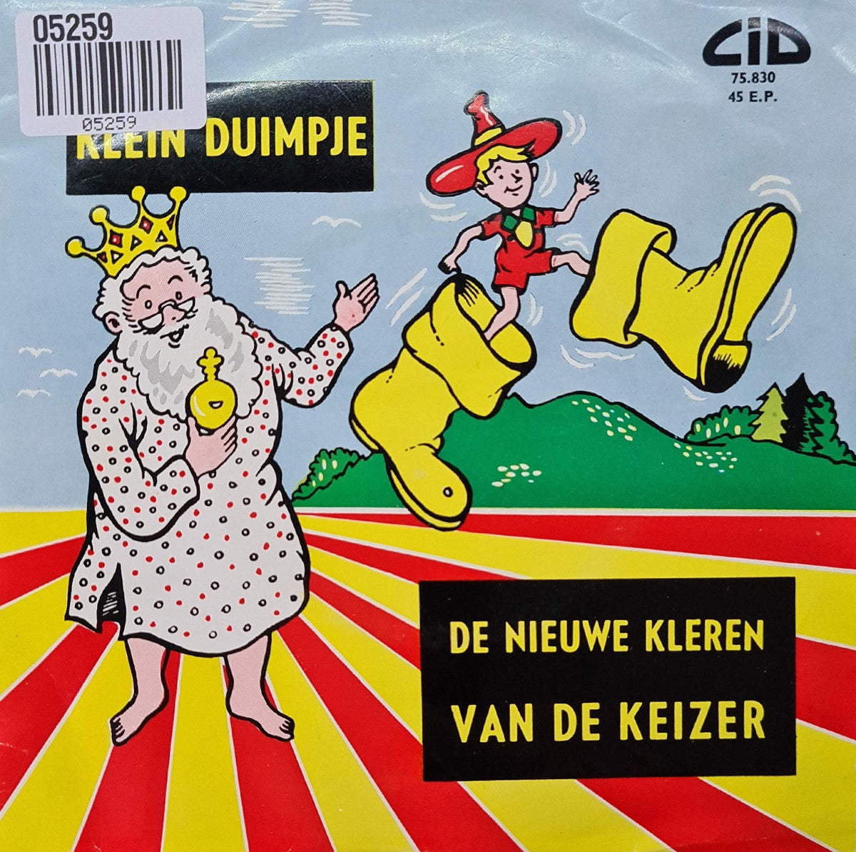 Hetty Berger, Flip v/.d. Schalie - Klein Duimpje Vinyl Singles