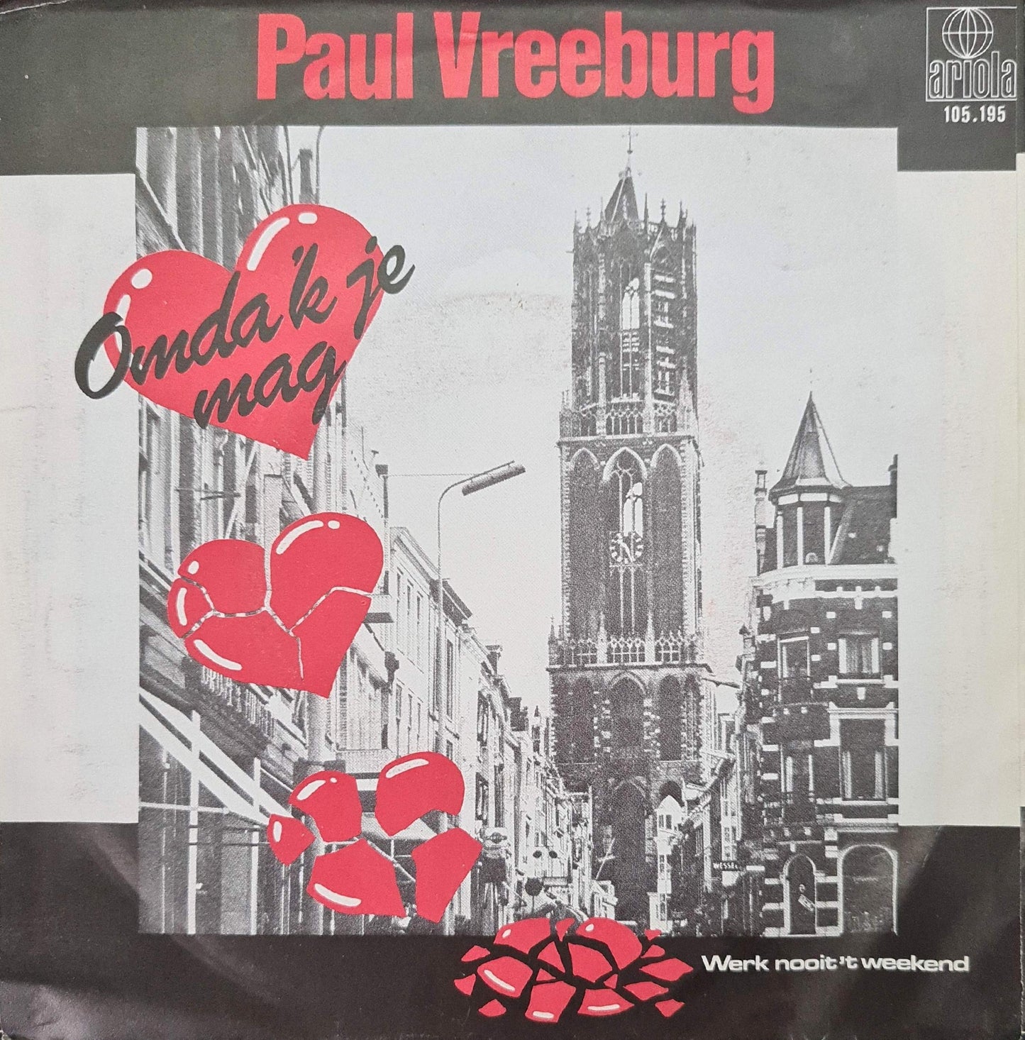 Paul Vreeburg - Omda'k Je Mag Vinyl Singles Vinyl Very Good (VG) <br> Hoes Good Plus (G+)