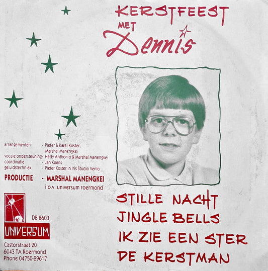 Dennis Bovens - Kerstfeest Met Dennis Bovens 30235 Vinyl Singles EP Vinyl Zeer Goed / Hoesje Goed "VINYLSINGLES.NL"