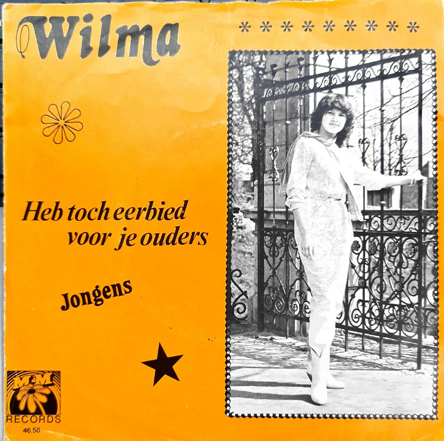 Wilma - Jongens Vinyl Singles Vinyl Very Good (VG) <br> Hoes Good Plus (G+)