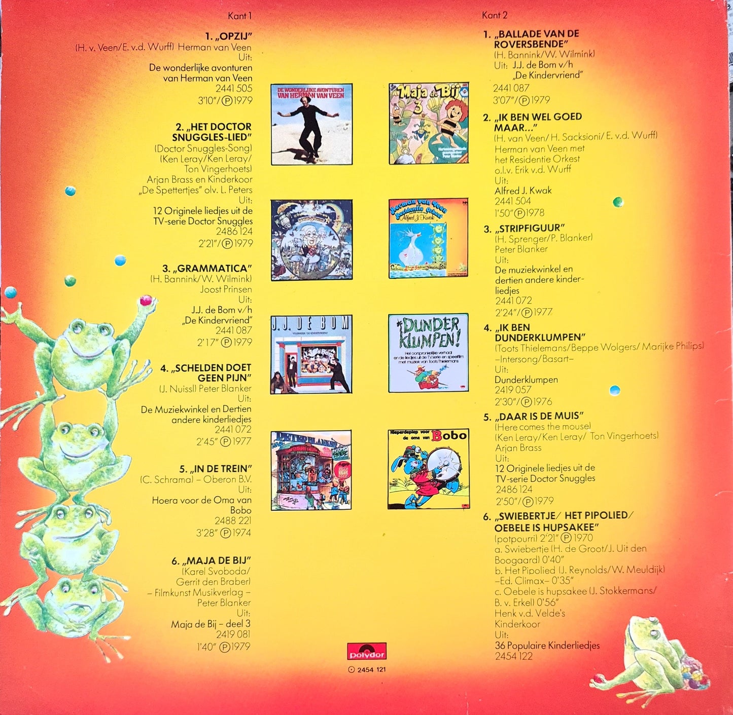 Various - Mijn Leukste Tv-vriendjes (LP) Vinyl LP Vinyl Very Good (VG) <br> Hoes Good Plus (G+)